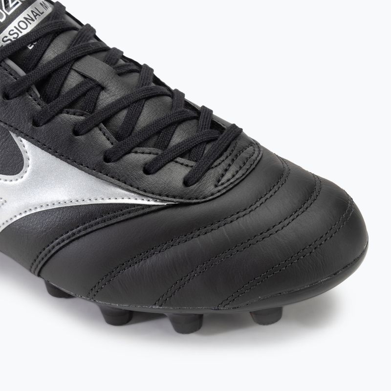 Mizuno Morelia II Pro MD pánske kopačky black/galaxy silver/dark shadow 7