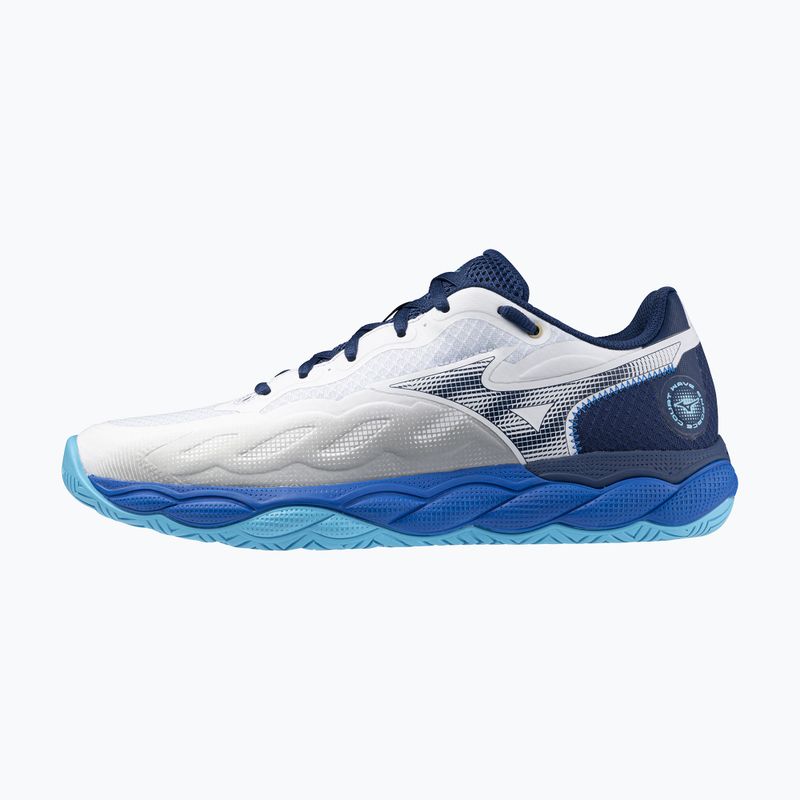 Tenisová obuv Mizuno Wave Enforce Court AC white/estate blue/river blue