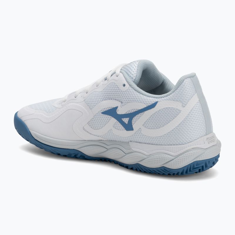 Dámské tenisové boty Mizuno Wave Enforce Court CC white/ parisian blue/ plein air 3