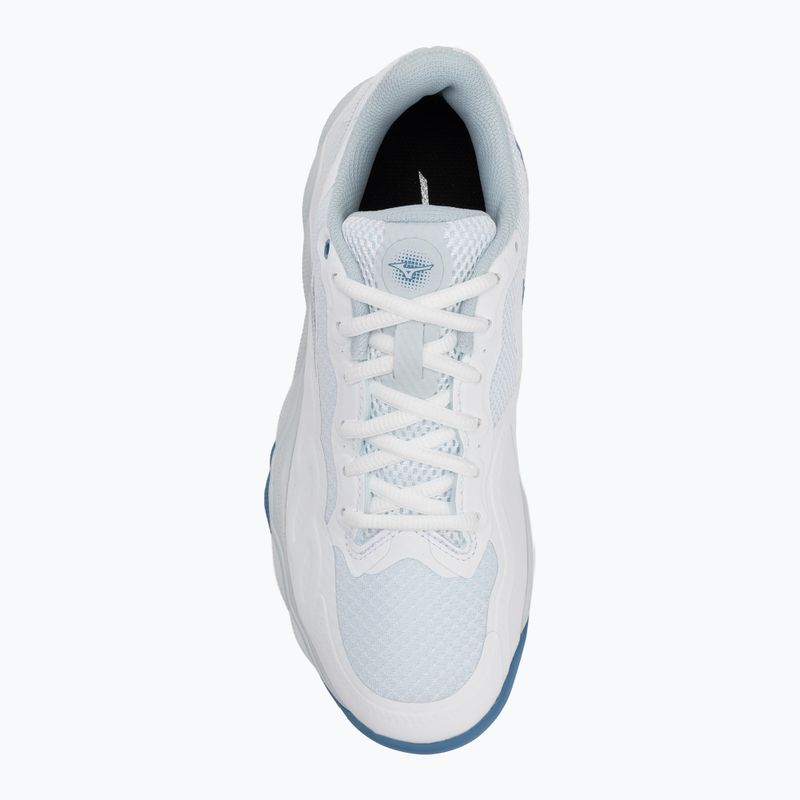 Dámské tenisové boty Mizuno Wave Enforce Court CC white/ parisian blue/ plein air 5
