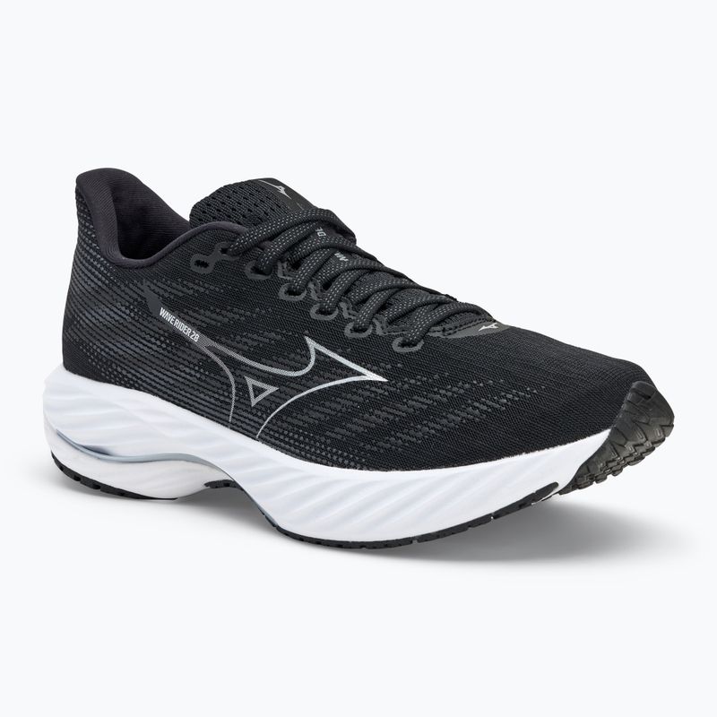 Pánska bežecká obuv Mizuno Wave Rider 28 black/silver/ebony