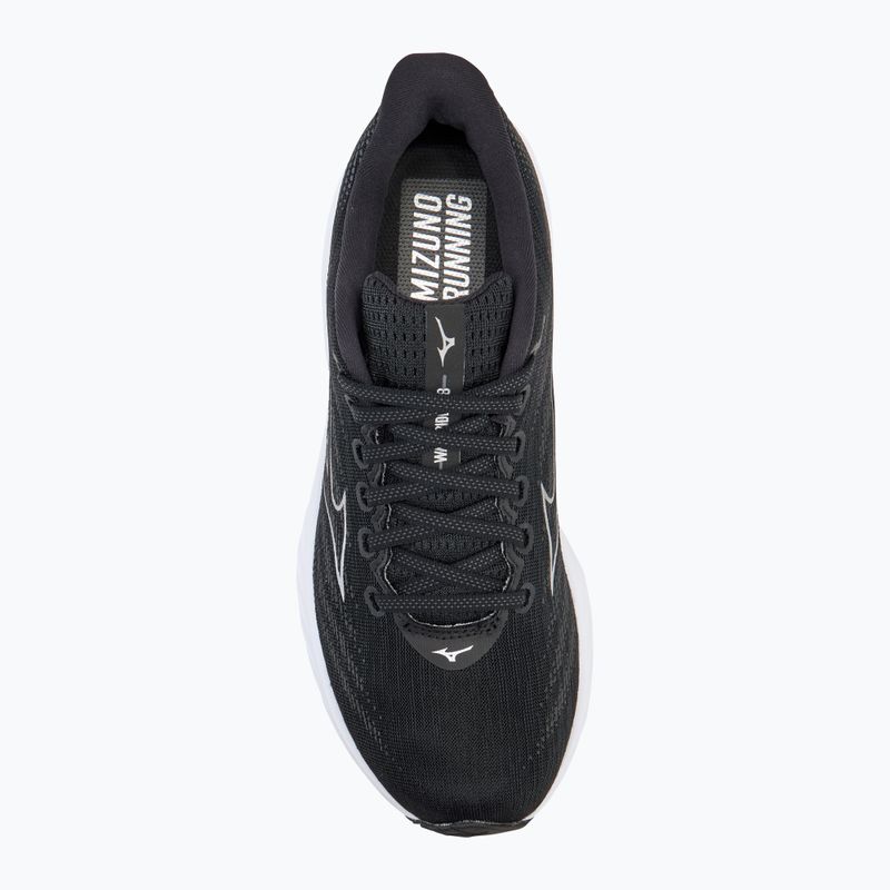 Pánska bežecká obuv Mizuno Wave Rider 28 black/silver/ebony 5