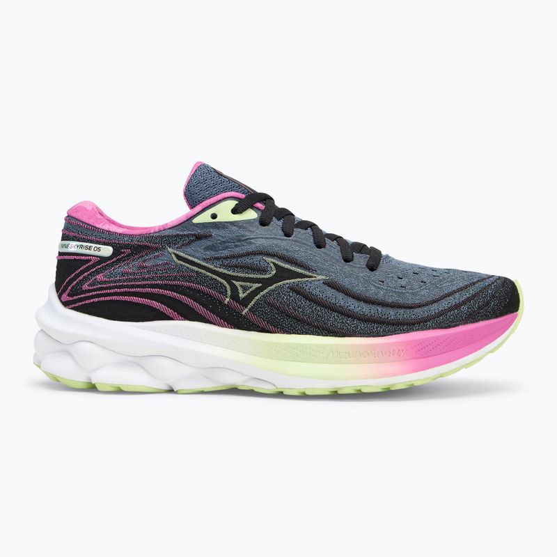 Dámska bežecká obuv Mizuno Wave Skyrise 5 Roxy wild wind/black/rosebud 2