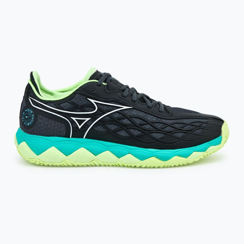 Pánska tenisová obuv Mizuno Wave Enforce Tour CC black/white/mizuno neo lime 2