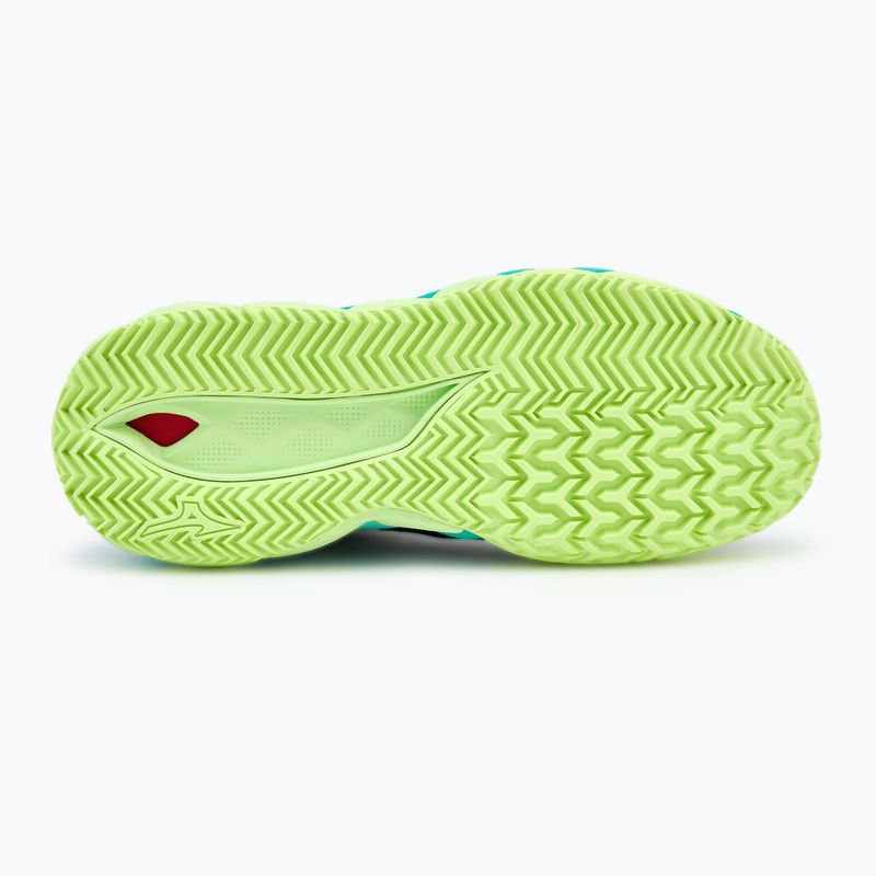 Pánska tenisová obuv Mizuno Wave Enforce Tour CC black/white/mizuno neo lime 4
