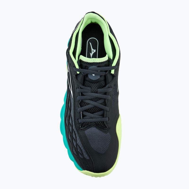 Pánska tenisová obuv Mizuno Wave Enforce Tour CC black/white/mizuno neo lime 5