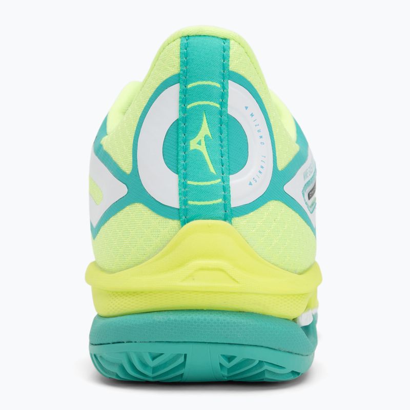 Dámske tenisové topánky Mizuno Wave Exceed Tour 6 CC W white/black/mizuno neo lime 6