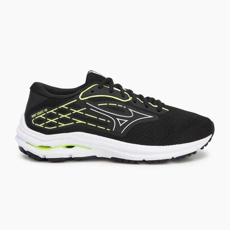 Pánska bežecká obuv Mizuno Wave Equate 8 black/white/mizuno neo lime 2