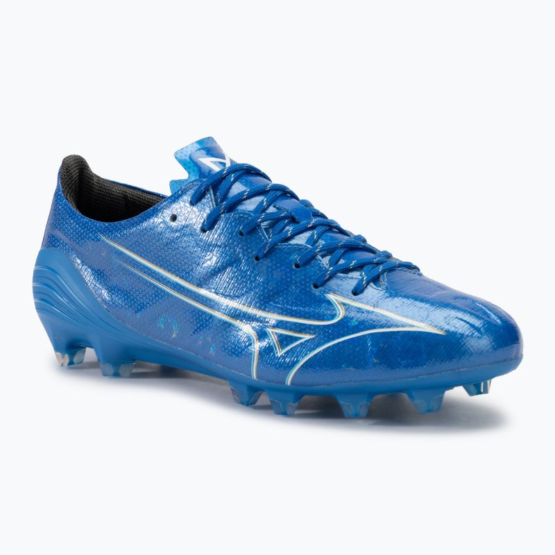 Pánske kopačky Mizuno α Elite FG white/laser blue/gold