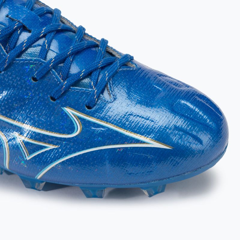 Pánske kopačky Mizuno α Elite FG white/laser blue/gold 7