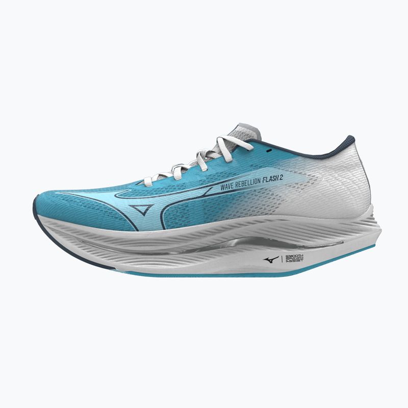 Dámska bežecká obuv Mizuno Wave Rebellion Flash 2 river blue/blue wing teal/white 8