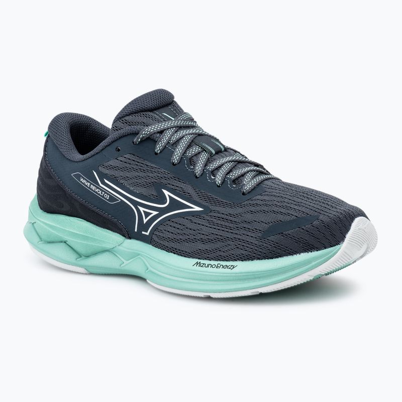 Dámska bežecká obuv Mizuno Wave Revolt 3 india ink/neo silver/dusty jade green