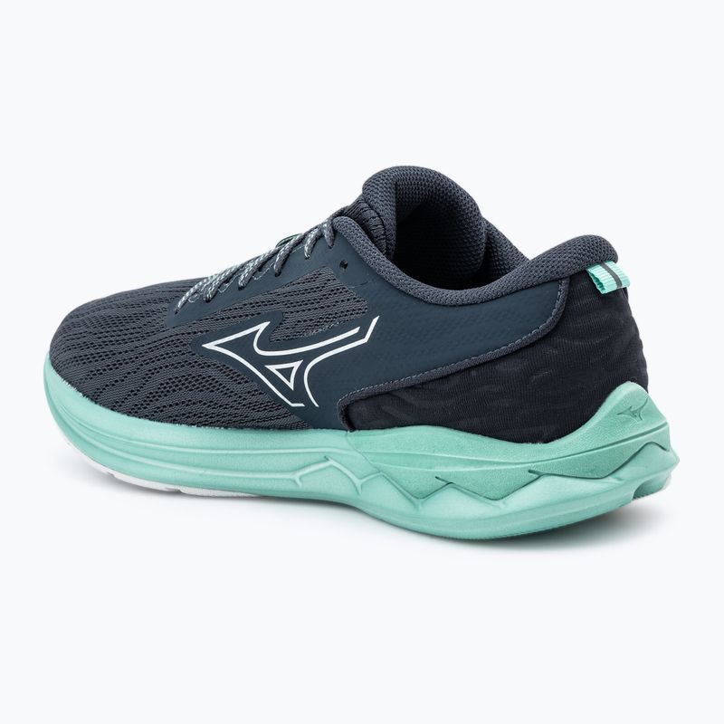 Dámska bežecká obuv Mizuno Wave Revolt 3 india ink/neo silver/dusty jade green 3