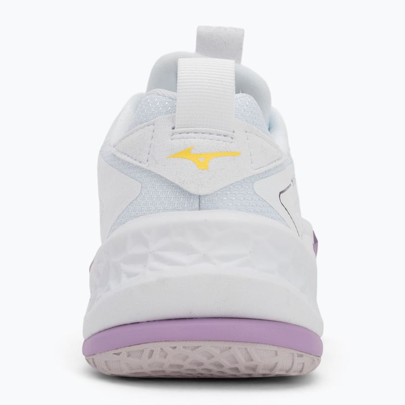 Topánky na hádzanú Mizuno Wav Stealth Neo 2 white/navy peóny/peach parfait 6