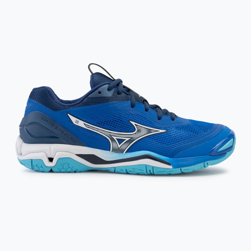 Pánska hádzanárska obuv Mizuno Wave Stealth 6 mugen blue/white/estate blue 2