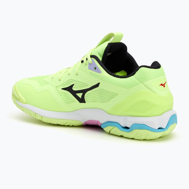 Pánska hádzanárska obuv Mizuno Wave Stealth 6 neo lime/black/splish splash 3