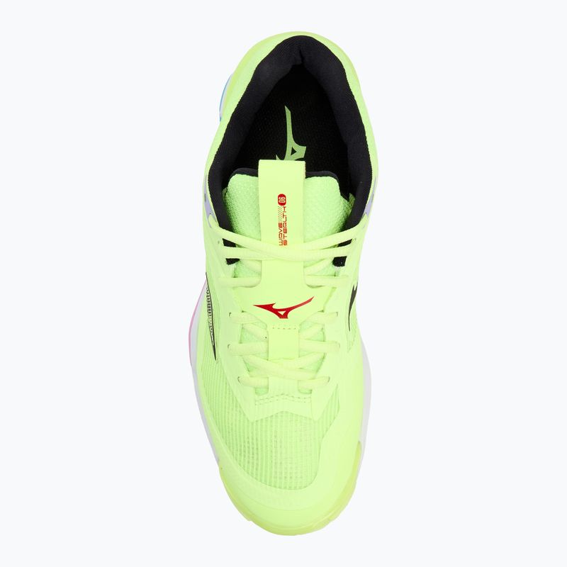 Pánska hádzanárska obuv Mizuno Wave Stealth 6 neo lime/black/splish splash 5