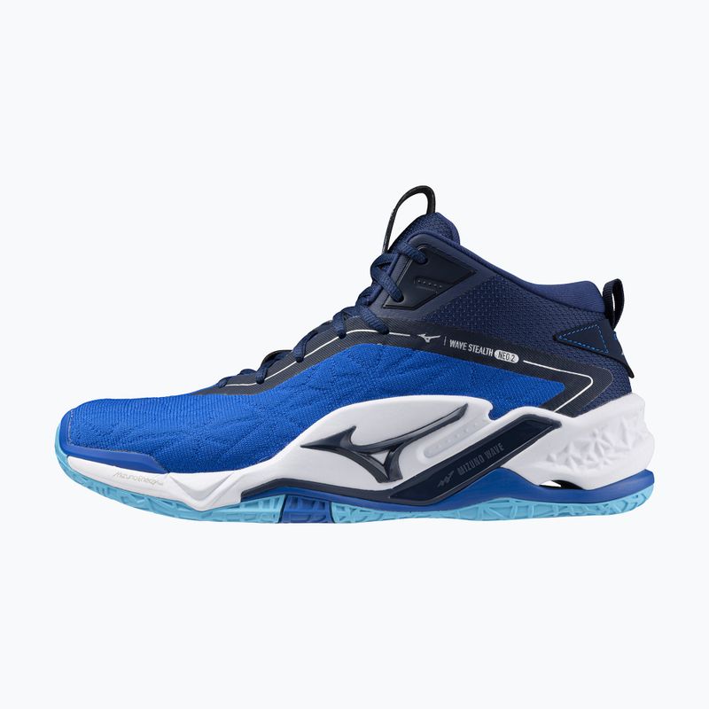 Pánska hádzanárska obuv Mizuno Wave Stealth Neo 2 Mid mugen blue/white/estate blue 8