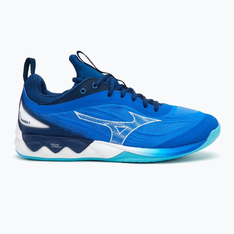 Pánska volejbalová obuv Mizuno Wave Luminous 3 mugen blue/white/estate blue 2