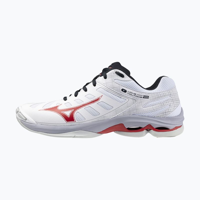 Pánska volejbalová obuv Mizuno Wave Voltage 2 white/salsa/black 8