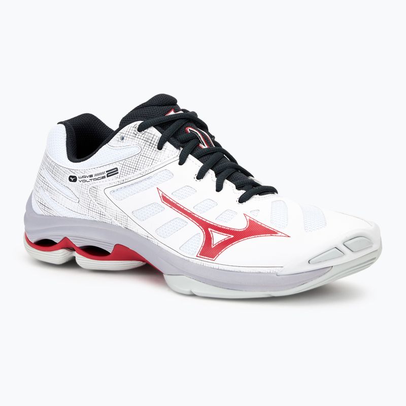 Pánska volejbalová obuv Mizuno Wave Voltage 2 white/salsa/black