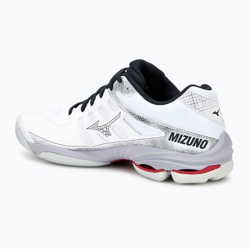 Pánska volejbalová obuv Mizuno Wave Voltage 2 white/salsa/black 3