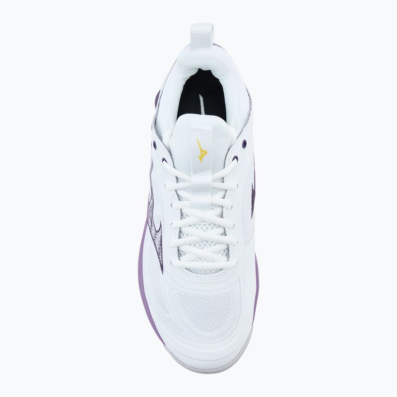 Dámska volejbalová obuv Mizuno Wave Luminous 3 white/patrician purple/quince 5