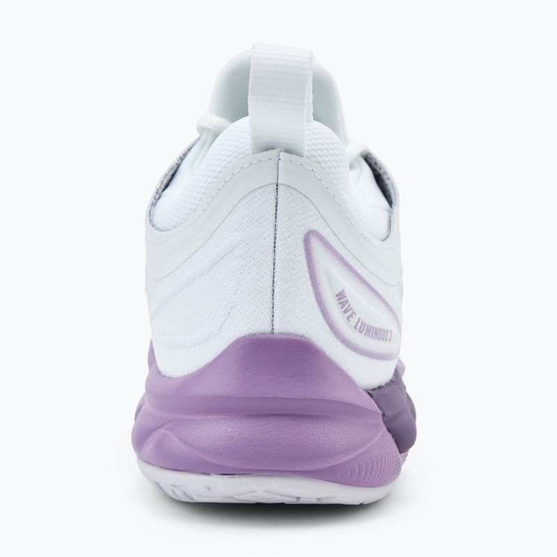 Dámska volejbalová obuv Mizuno Wave Luminous 3 white/patrician purple/quince 6