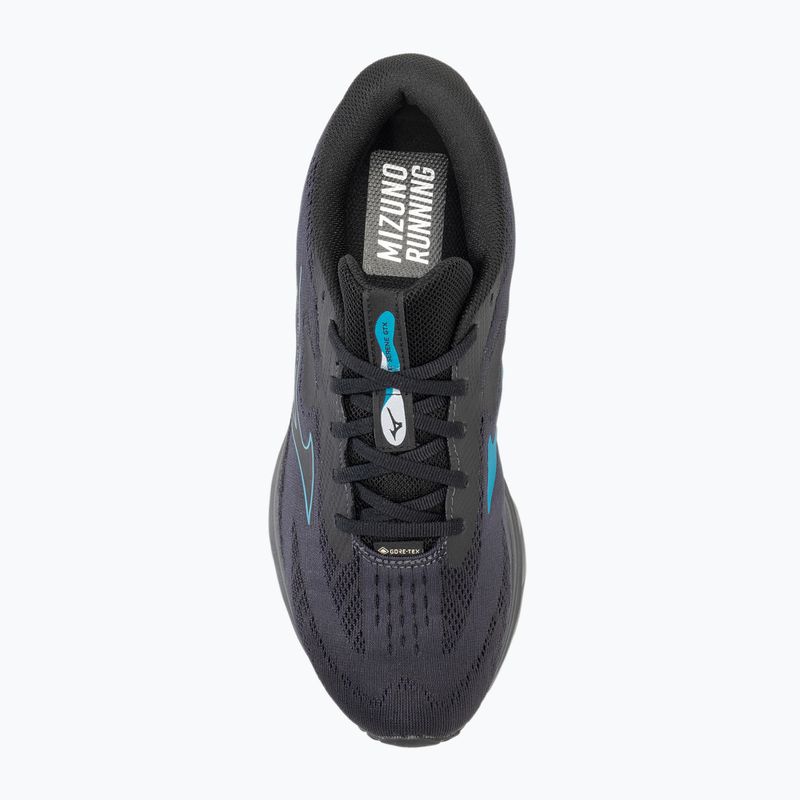 Pánska bežecká obuv Mizuno Wave Serene GTX ebony/crystal teal/black 5