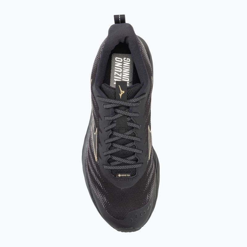 Pánska bežecká obuv Mizuno Wave Rider GTX 2 black/golden halo/quiet shade 5