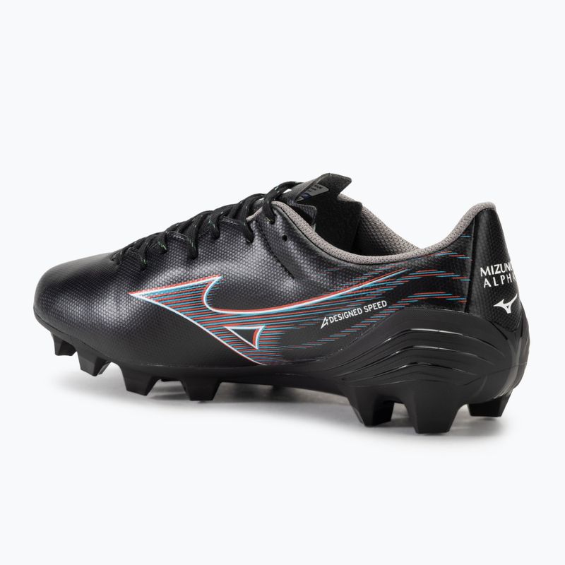 Pánske kopačky Mizuno α Select FG black/ignition red/801 c 3