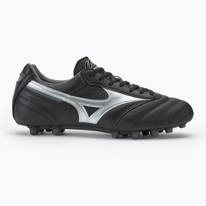 Pánske kopačky Mizuno Morelia II Pro AG black/galaxy silver/dark shadow 2