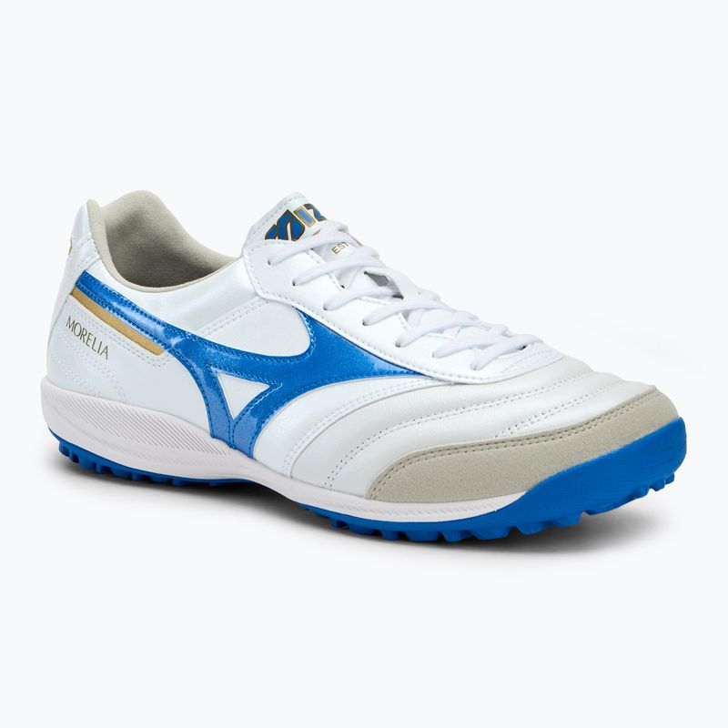 Pánske kopačky Mizuno Morelia Sala Elite TF white/laser blue/gold
