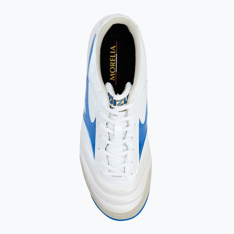 Pánske kopačky Mizuno Morelia Sala Elite TF white/laser blue/gold 5