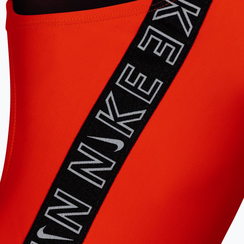 Detské jednodielne plavky NIKE LOGO TAPE červené NESSB758 3
