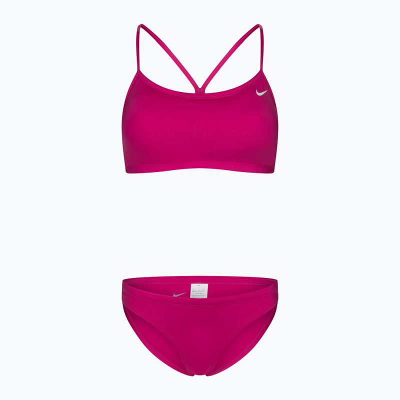 Dámske dvojdielne plavky Nike Essential Sports Bikini pink NESSA211