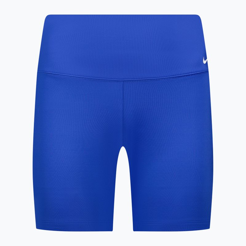 Dámske plavecké šortky Nike MISSY 6" KICK SHORT modré NESSB211