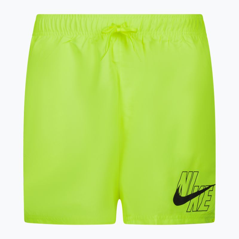 Pánske plavecké šortky Nike Logo Solid 5" Volley žlté NESSA566-737