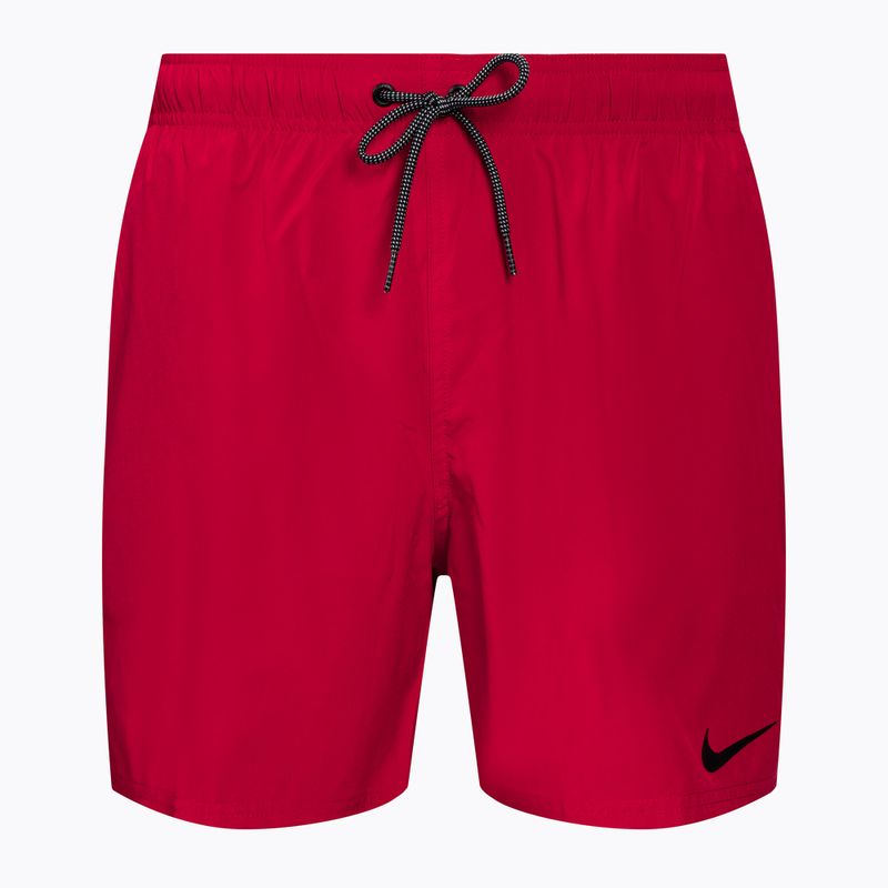 Pánske plavecké šortky Nike Contend 5" Volley červené NESSB500-614