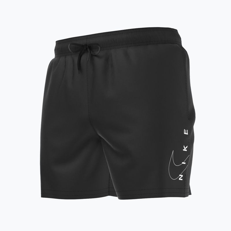 Pánske plavecké šortky Nike Swoosh Break 5" Volley black NESSC601-001