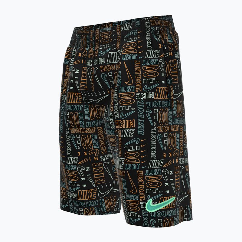 Detské plavecké šortky Nike Logo Mashup 8" Volley čierne NESSC791-001 4