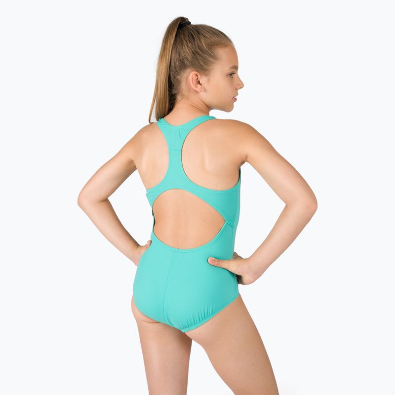 Detské jednodielne plavky Nike Essential Racerback zelené NESSB711-339 3