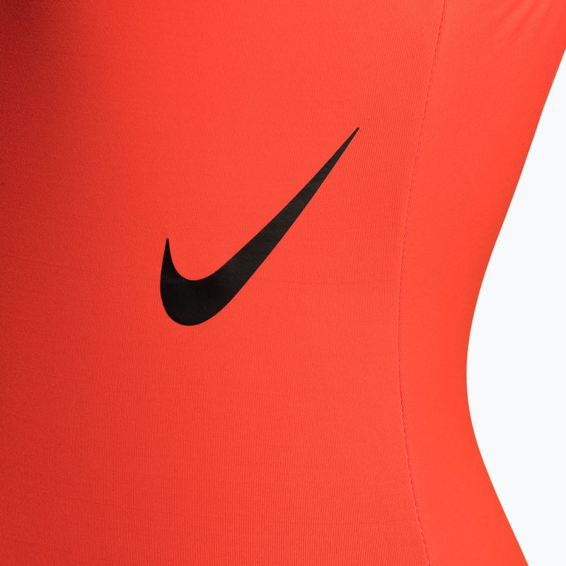 Nike Sneakerkini U-Back dámske jednodielne plavky oranžové NESSC254-631 6