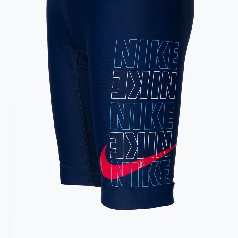 Detské plavky Nike Multi Logo navy blue NESSC853-440 3