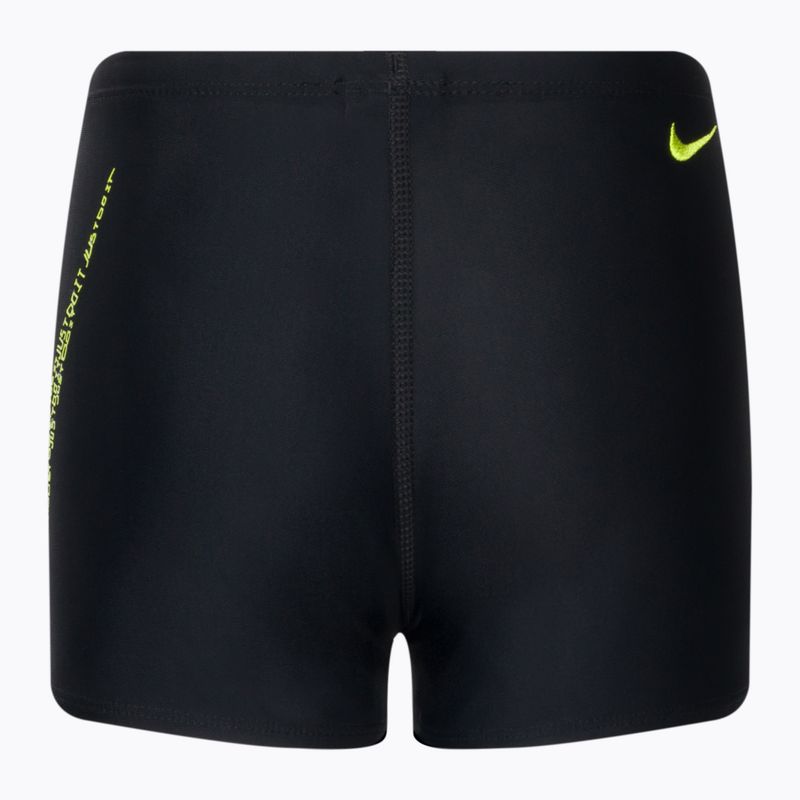 Detské plavecké boxerky Nike Jdi Swoosh Aquashort black NESSC854-001 2