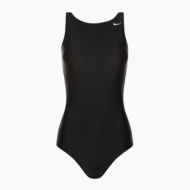 Dámske jednodielne plavky Nike Hydralock Sculpt U-Back black NESSC200-001
