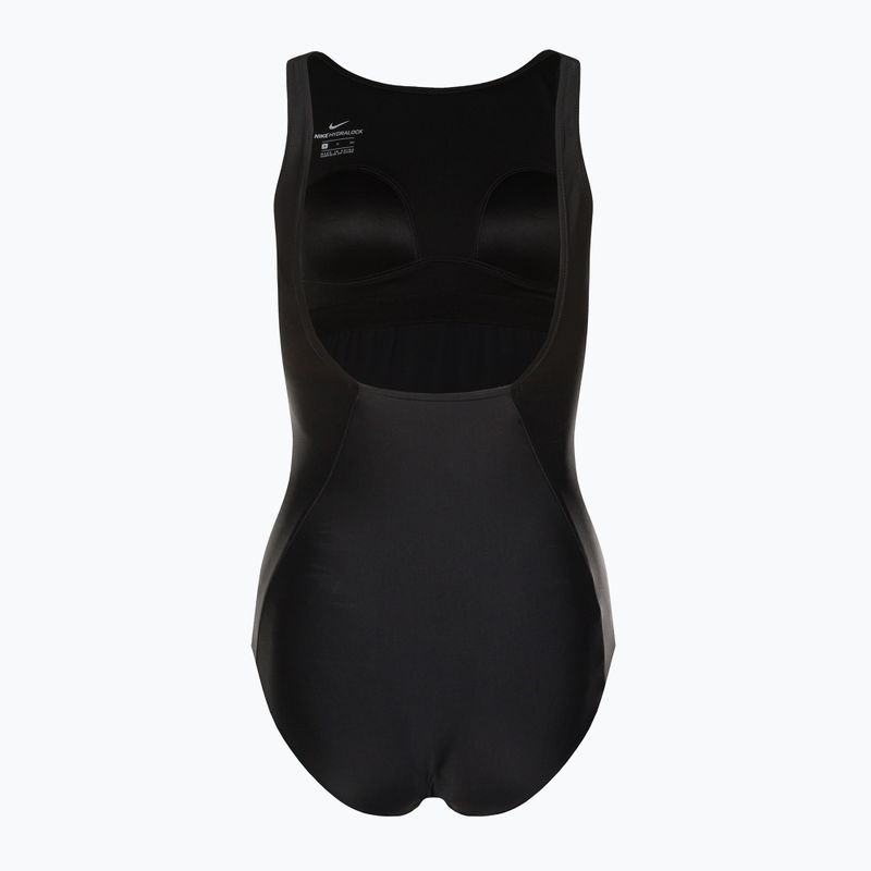 Dámske jednodielne plavky Nike Hydralock Sculpt U-Back black NESSC200-001 2