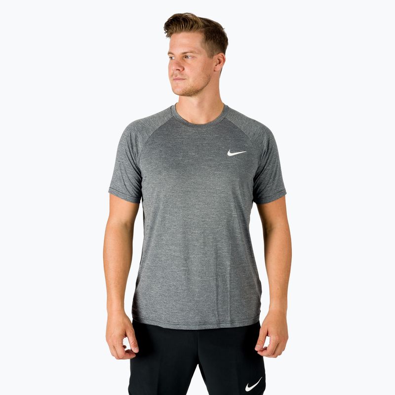 Pánske tréningové tričko Nike Heather black NESSB658-001
