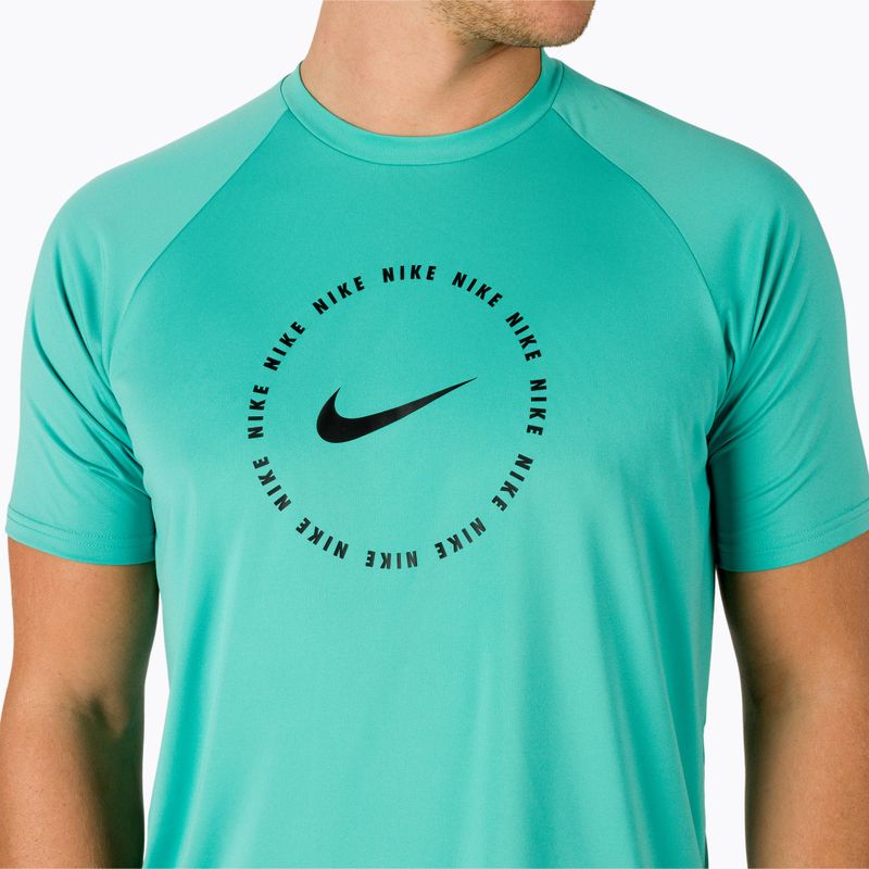 Pánske tréningové tričko Nike Ring Logo tyrkysové NESSC666-339 7
