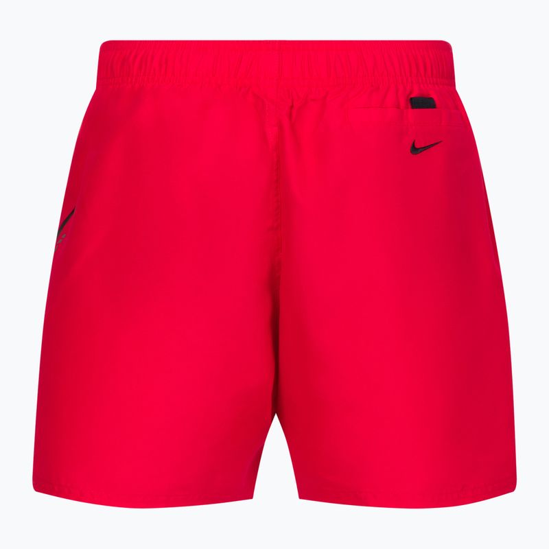 Pánske plavecké šortky Nike Liquify Swoosh 5" Volley červené NESSC611-614 2